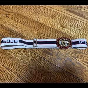 Gucci jacquard belt